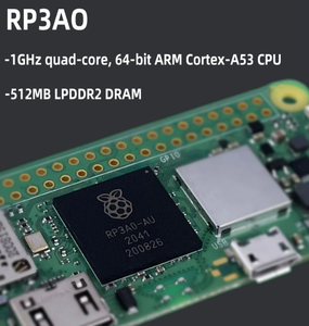 Nuovo Raspberry Pi Zero 2 W 1GHz Quad-core 64-bit Arm Cortex-A53 CPU 512MB SDRAM BLE e WiFi Pi Zero 2 Pi