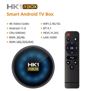 Android 11.0 HD 4K HDR TV kutusu 4GB RAM 64GB ROM HK1 Android TV kutusu Amlogic 2.4G/5.8GHz WiFi Bluetooth akıllı Android TV kutusu - Product Image 4