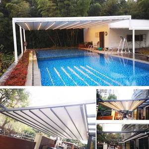 Factory Directly Balcony Pergola Patio Canopy <strong>Pvc</strong> Roof Pergola Retractable Waterproof <strong>Porch</strong> Windproof Gazebo - Product Image 6