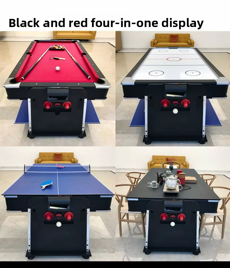 7 pieds 4-en-1 noir et bleu