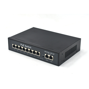 OEM ODM 12V-24V Entrada 48V Salida PoE 10/100Mbps Conmutador PoE de 8 puertos Compatible con IEEE802.3 Af/at 48V Salida PoE para paneles solares - Product Image 3