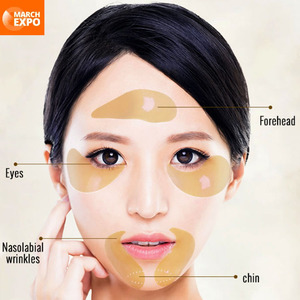 2020 AMAZON Pure 24K petitfeeไข่มุกสีดําและทองคริสตัลทองคอลลาเจนEye Mask Anti-Aging Forever Living petitfeeตาแพทช์ฟรีที่กําหนดเอง - Product Image 1