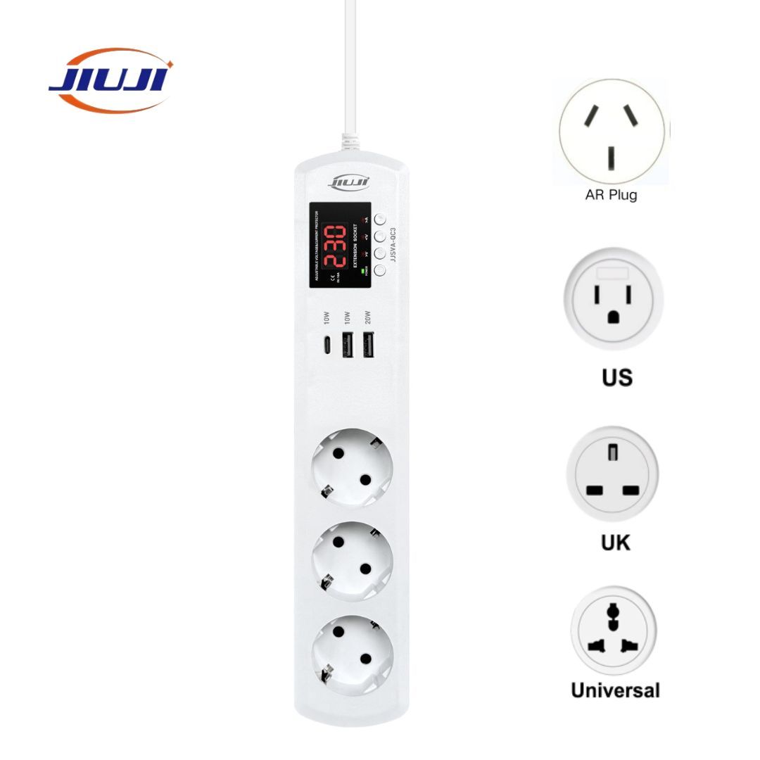 Universal 3 salidas+USB