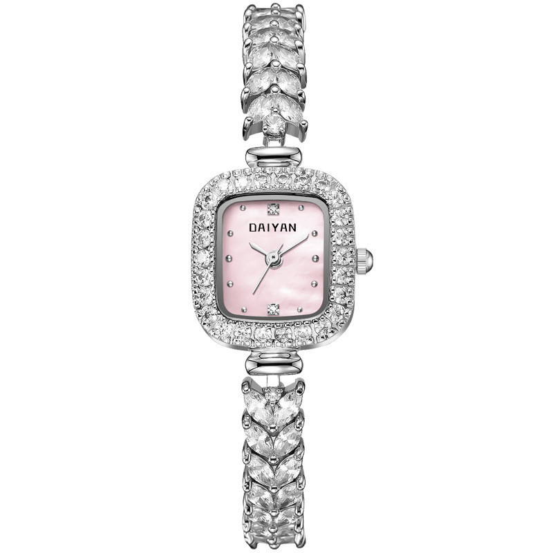 Reloj rosa desnudo