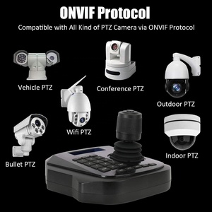 Высококачественный новый контроллер видеоконференции IP 4D Клавиатура Джойстик для NDI PTZ контроллер камеры пульт дистанционного управления - Product Image 5