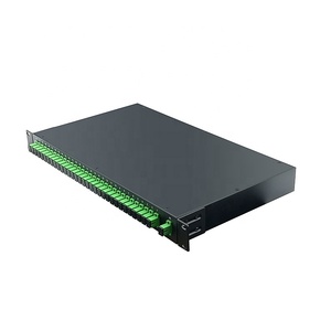 Internet Service <strong>Provider</strong> Black SM 1x32 1U Rack PLC Splitter SC APC with ABS Cassette Module Inside - Product Image 2