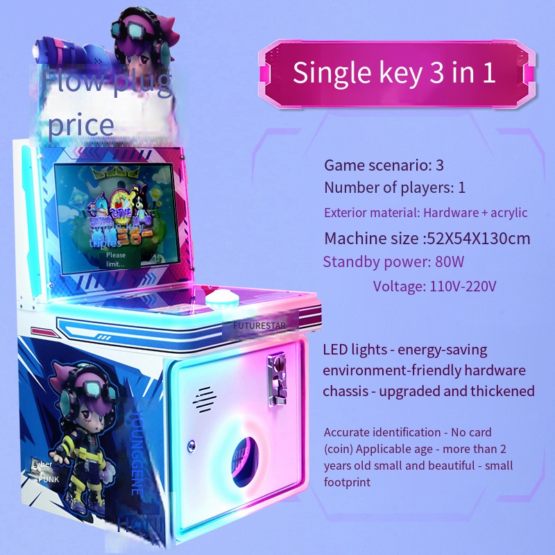 Single key three in one