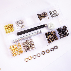 1/4英寸索环工具套件100套金属索环孔眼套件，带安装工具 - Product Image 5