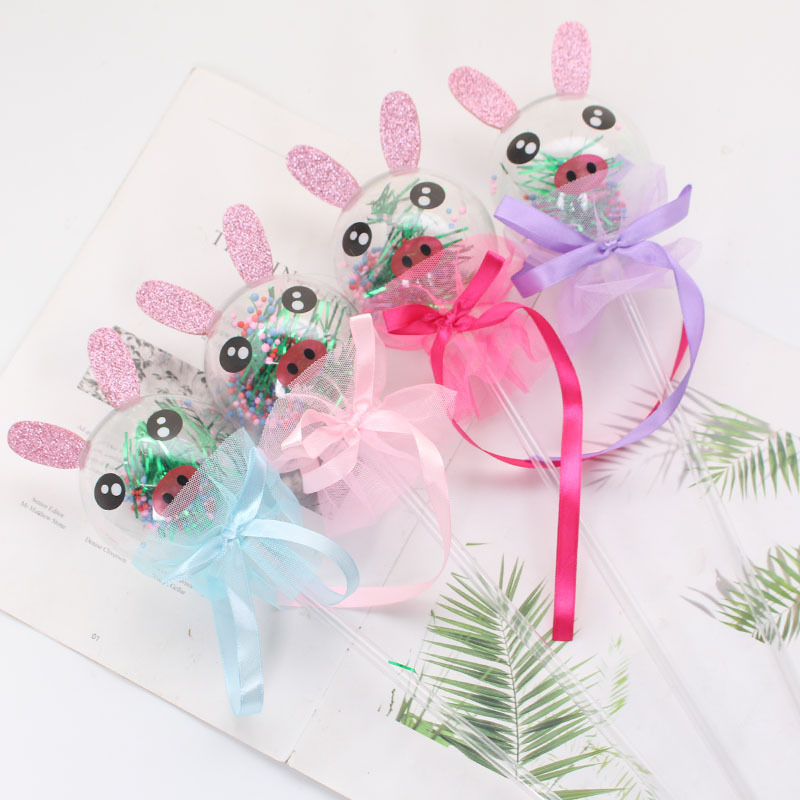 Non-luminous bowknot bunny ears