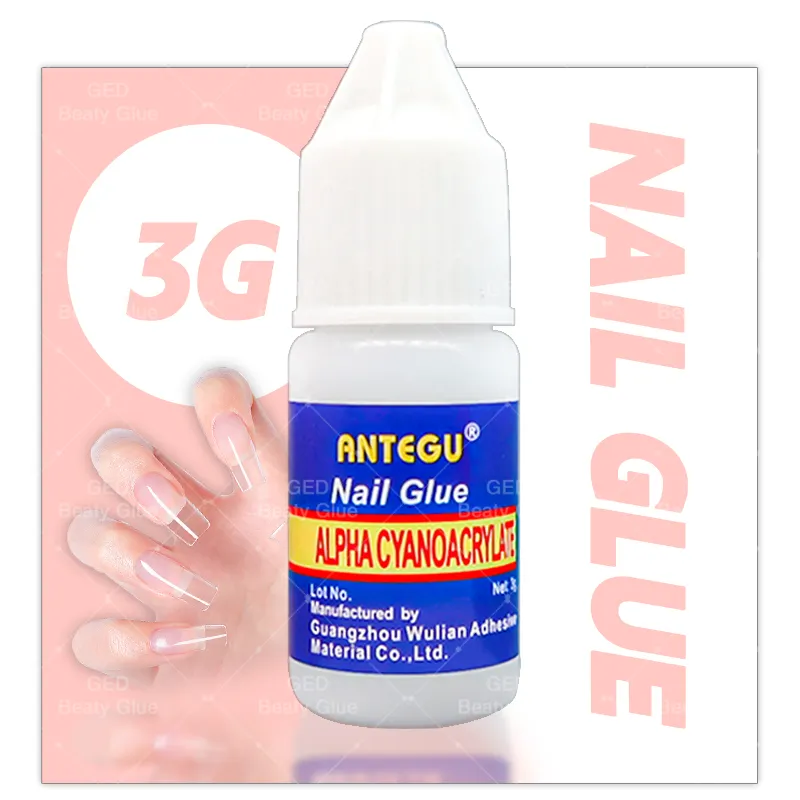 Adhésif transparent pour faux ongles, faible odeur, tenue extra forte, sans danger pour les ongles naturels et artificiels