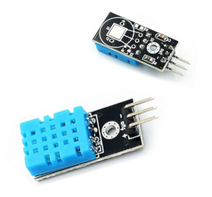 Módulo de temperatura DHT11, componente electrónico, sensor de temperatura y humedad de una parada