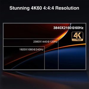 TESmart USB 3.0 HDMI KVM交换机2显示器4台电脑4K @ 60hz双显示器KVM交换机HDMI 4端口机架式矩阵KVM - Product Image 3