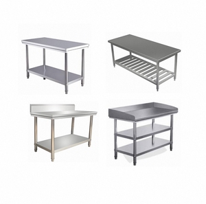 Bán buôn thép không gỉ bàn làm việc với bánh cho điện thoại di động nhà bếp - Product Image 6