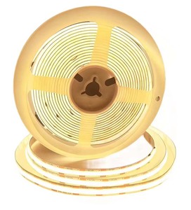专业工厂IP20智能条形灯DC12V 24V COB发光二极管应用 & 语音控制5m长 - Product Image 1