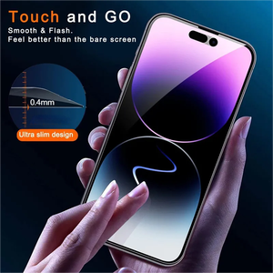 Fabrika fiyat Supglass XC-12 26 derece gizlilik temperli cam kolay kurulum ekran koruyucu iPhone 13 Pro cam koruyucu - Product Image 4