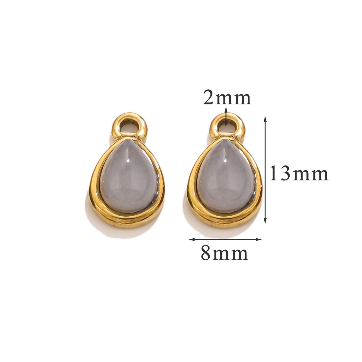 Aventurine gris trompette