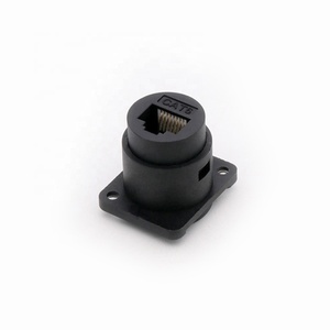 RJ45 Connector, CAT.6, D <strong>Type</strong> 8P8C, Plastic Shell+Copper Pins, Panel Mount Chassis RJ45 Female Socket <strong>Network</strong> Connector - Product Image 6