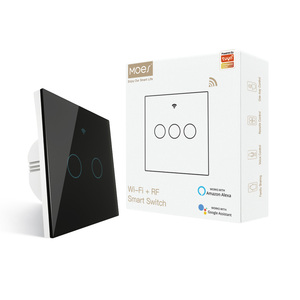 MOES Wifi Zigbee RF Smart Timer Interruttore Della Parete di Tocco Interruttori NO Neutro Inteligente Tuya Dispositivi di Automazione Sistema di Casa Intelligente - Product Image 3