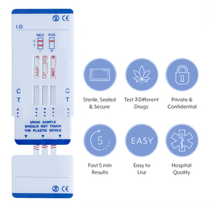 Rapid Diagnosis Urine Multi Drug <strong>test</strong> 3 in 1 <strong>test</strong> Kit 3 Panel Urine <strong>Test</strong> Kit - Product Image 2