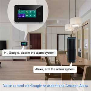 Tuya-sistema de alarma GSM con pantalla táctil para el hogar, dispositivo de seguridad inteligente con WiFi, huella digital, pantalla de humedad y temperatura - Product Image 4
