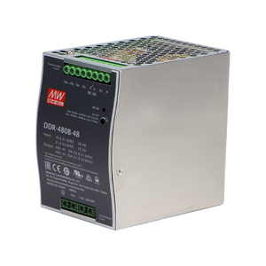 Mean Well-Convertidor de carril Din, DDR-480B-48 DC 33,6 ~ 67,2, entrada DC 48V, salida 12V 48V con función remota - Product Image 1