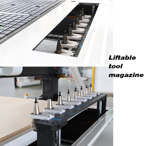 Enrutador CNC de husillo ATC de 4 ejes de alta precisión 1530 para tallado de madera Modelo de espuma 3D Fabricación de motor de sistema de control Syntec a la venta - Product Image 4