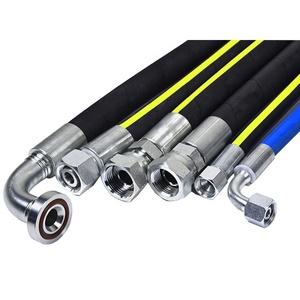 ท่อไฮดรอลิกยางแรงดันสูงพร้อมใช้งานเข้ากันได้กับอุปกรณ์ไฮดรอลิกหลัก - Product Image 1