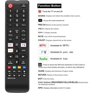 Universal <strong>Remote</strong> Control with 4 Buttons Compatible with <strong>All</strong> Samsung LCD LED HDTV 3D Smart TVs Models Projector Usage - Product Image 6