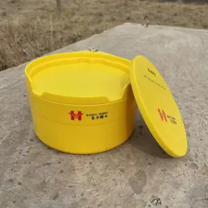 Couvercle de disque de style ligne d'eau flottante jaune foncé HY