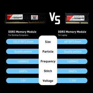 DDR3 4GB/8GB/1600MHz Speicher modul Laptop/Desktop 4GB DDR3 RAM Computer Desktop-RAM mit 4GB 8GB Kapazität - Product Image 3