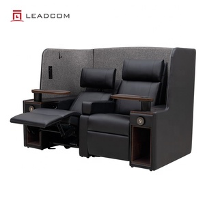 LEADCOM LS-813B ZERO GRAVITY Siège de couple de qualité supérieure Siège de cinéma électrique Vip de luxe commercial Fauteuil de cinéma inclinable - Product Image 1