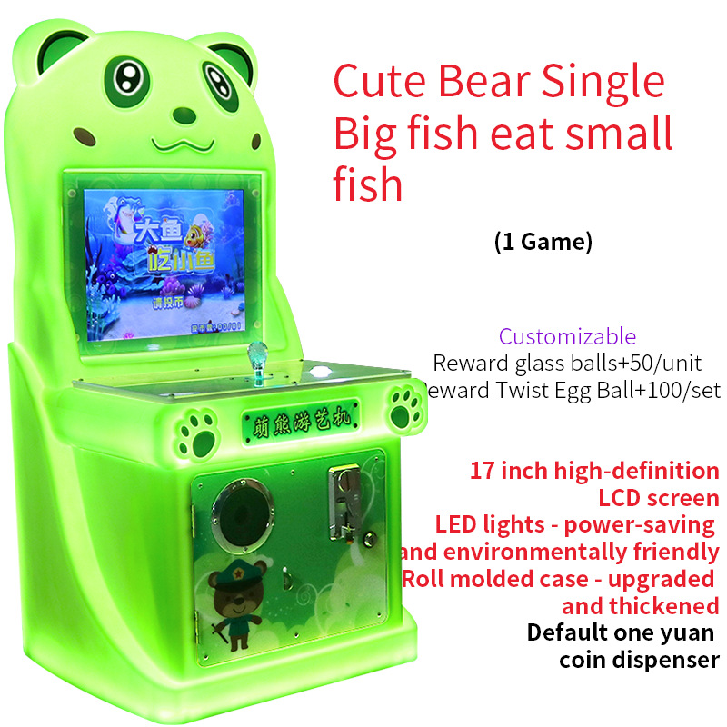 Le gros poisson mange le petit poisson