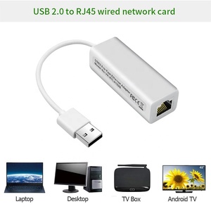 Adaptador de red Ethernet con cable externo Xput USB 2,0 macho a 10/100Mbps RJ45 Lan Ethernet tarjeta de red convertidor Cable adaptador - Product Image 6