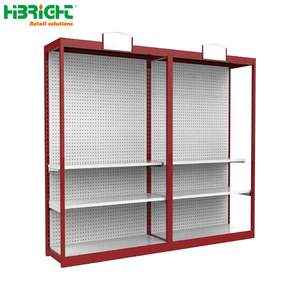 Nhiệm vụ nặng nề nhiều thiết kế kim loại công cụ điện giá Pegboard hiển thị đứng với phụ kiện lưu trữ tường giá cho cửa hàng phần cứng - Product Image 4