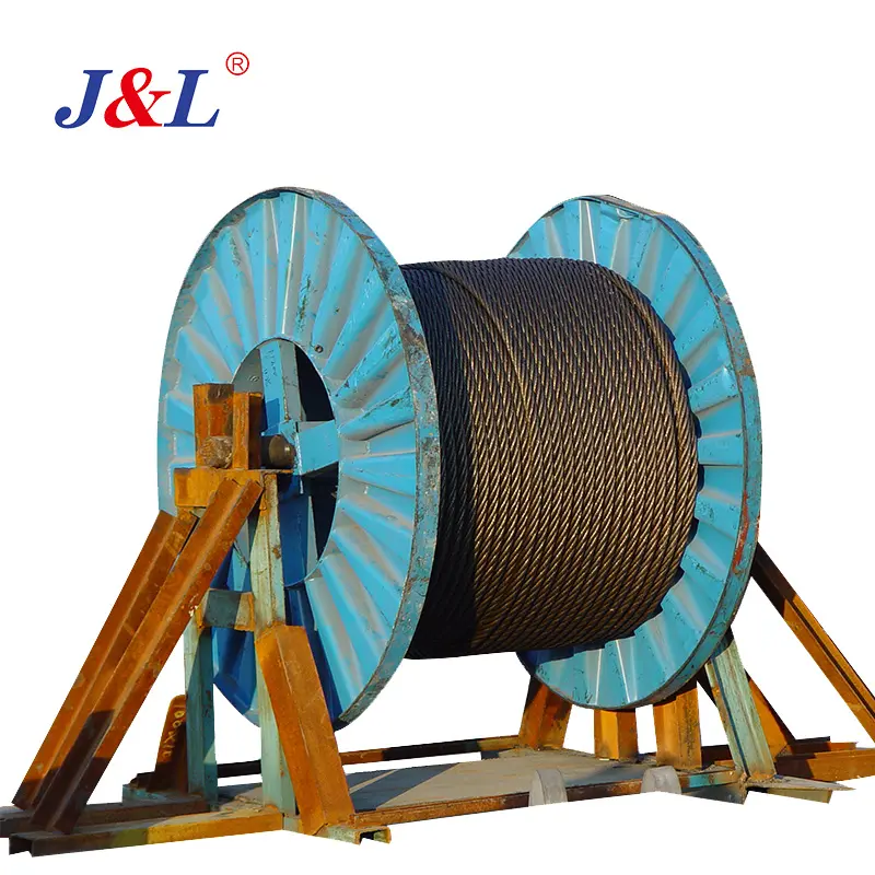 Julisling-Cables de acero galvanizado, cuerda de alambre de acero de corte suave para construcción, 18 ~ 108MM, 8x37WS