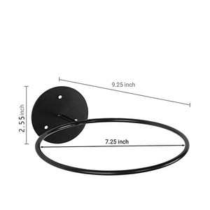 Staffa in ferro appesa a parete in acciaio inox monostrato romanzo basket calcio espositore gancio multiuso per sport