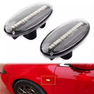 Sıralı füme dinamik akan dönüş Singal işık LED Side Marker gösterge işığı Mazda 2 3 5 MPV için - Product Image 3