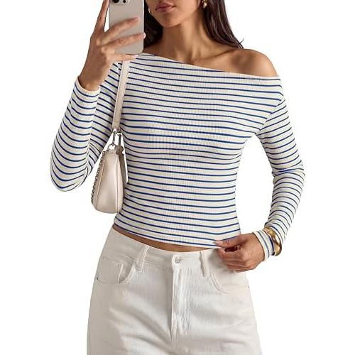 Rayé Beige Bleu