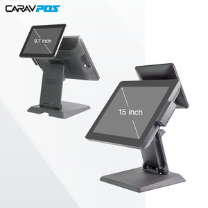 Terminales de sistema POS OEM de 15 pulgadas, computadora Individual Doble táctil, Software minorista, máquina pos de caja registradora Android con Windows - Product Image 5