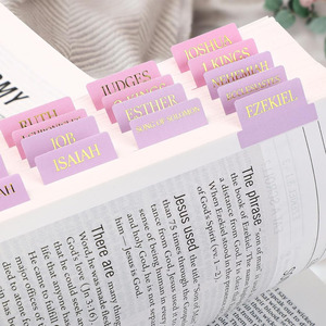 Custom Paper Labels Self Adhesive <strong>Bible</strong> Tab Stickers Sheet <strong>Bible</strong> Index Tabs for Study