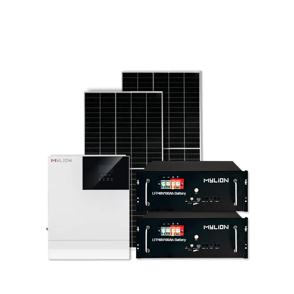 10kw 15kw 10kw 20kw 30kw Dak Montage Hybride Off Grid Zonne-Energie Systeem Zonnepaneel Kit Voor Thuisgebruik
