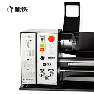 Manual precision gear head engine <strong>C25</strong> desktop lathe <strong>machine</strong> from china factory - Product Image 4