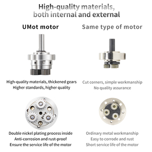 Umot chi phí thấp Mini NEMA 8 điện bánh răng Hành Tinh giảm tốc bước động cơ hộp số 3.7/5.2/14/19/27/51/71/100/139:1 - Product Image 4