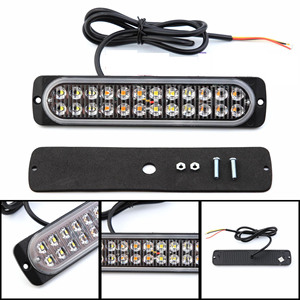 Kingshowstar 24 <span class=keywords><strong>Led</strong></span> Strobe Lights 12V hổ phách xe tải khẩn cấp nhấp nháy đèn cảnh báo đèn flash - Product Image 2