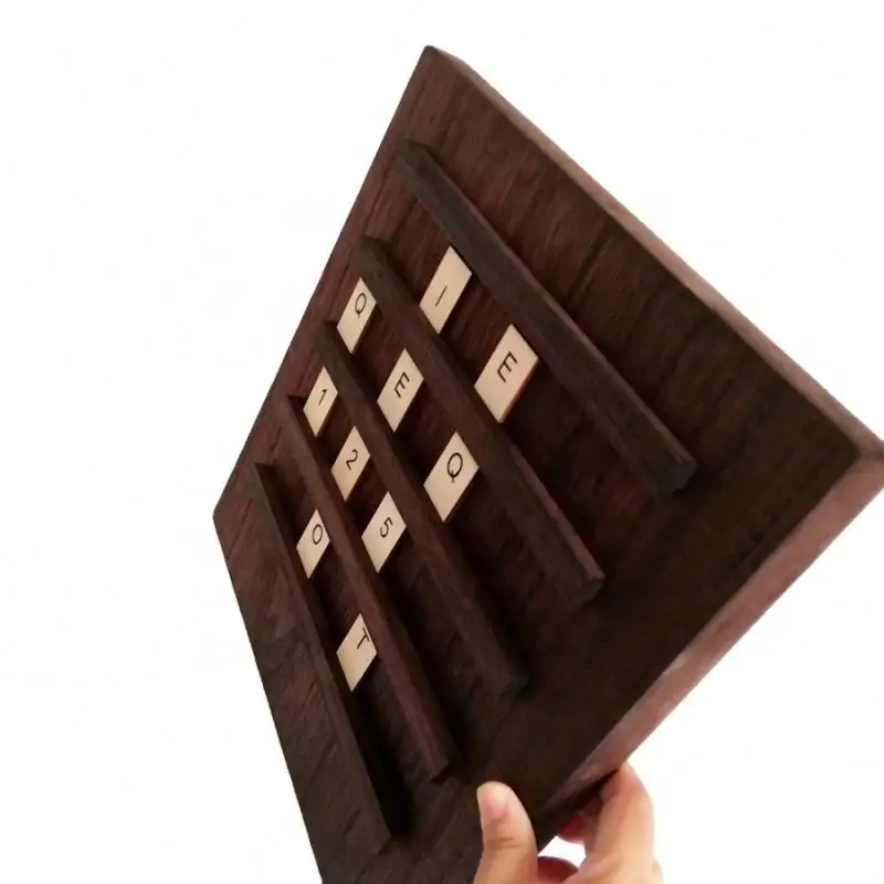 Planche de messages Alphabet, cadre jouet décoratif en bois massif, planche à lettres