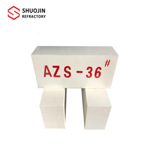 อิฐไฟร์เซอร์คอนคอรันดัมประสิทธิภาพสูงอิฐทนไฟเผาด้วย SiO2ขึ้นรูป - Product Image 1