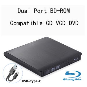 适用于苹果视窗10笔记本电脑的高速外置蓝光DVD驱动器便携式u盘3.0光盘3D蓝光播放器刻录机 - Product Image 5