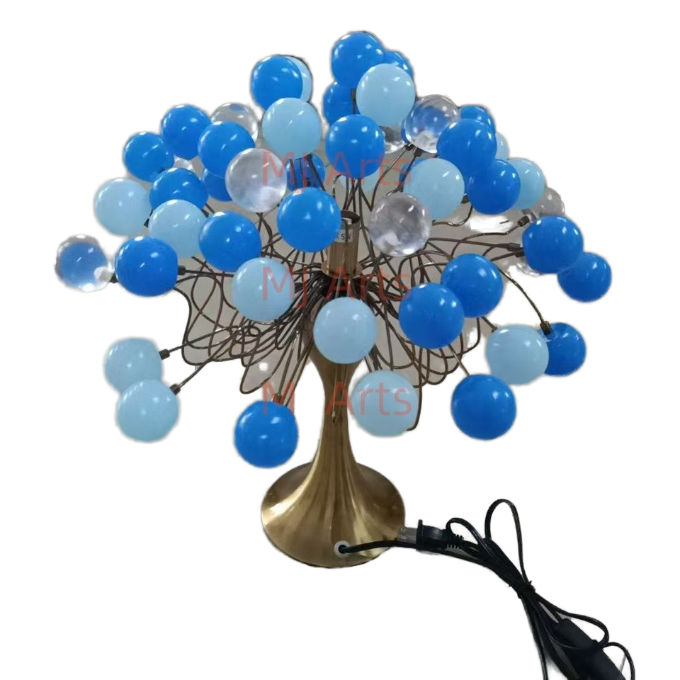 Nordic Nordic Decoration Lamp with Modern Minimalist Design AC Iron Body Novelty Resin Ball Lampshade for Living Room