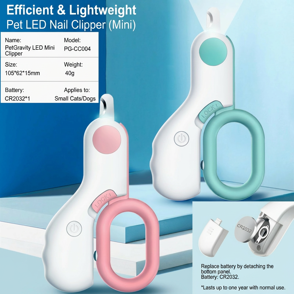 Mini coupe-ongles LED