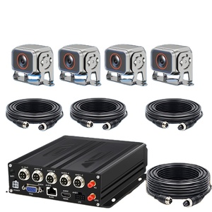 4通道MDVR 4g全球定位系统移动车载DVR带1080P双镜头倒车摄像头高清分辨率sd卡存储防水IP67K - Product Image 1